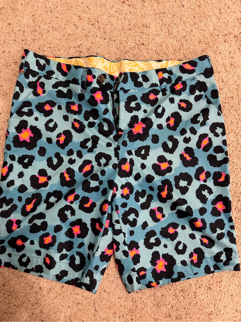 Loudmouth Leopard Print Men's Shorts